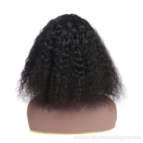 Wholesale Brazilian Water Wave Wigs Remy Glueless Human Hair Wig Full Machine Made Wigs For Women Human